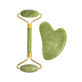 2pcs Jade Gua Sha Massagers for Face & Body