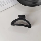Elegant Black Geometric Hair Claw for Women