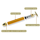 24K Gold Facial Wrinkle Lift Bar Massager Energy Bar
