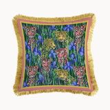 Luxury Tiger Printing Velvet Pillowcase 45x45cm