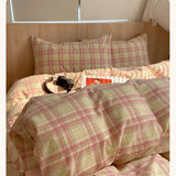 Nordic Sling Cotton Pink Stripes Duvet Cover 150x200