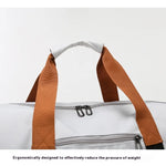 Large Capacity Travel Gym Bag Waterproof Design  Clean Vanilla Store