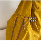 Casual Large Capacity Retro Drawstring Crossbody Bag