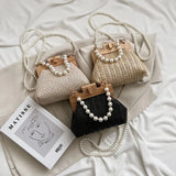 Fashion Weave Straw Shoulder Bag for Women