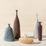 Ceramic Flower Vases Figurines Nordic Cylinder Pots
