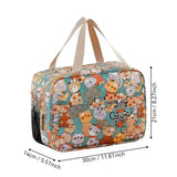 Large Capacity Wet-Dry Separation Cosmetic Bag