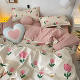 Korean Style Bedding Set for Kids and Adults - 3pcs