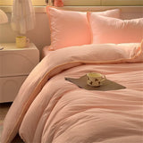 Ins Nordic Stripe Duvet Cover Set Minimalist Bedding