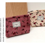New Small Women's Cosmetic Bag with Floral Design  Clean Vanilla Store