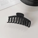 Elegant Black Geometric Hair Claw for Women