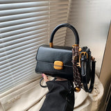 Vintage Fashion Flap Shape Handbag for Women