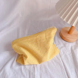 Hot Portable Large Capacity Plaid Makeup Bag