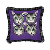 Luxury Tiger Printing Velvet Pillowcase 45x45cm