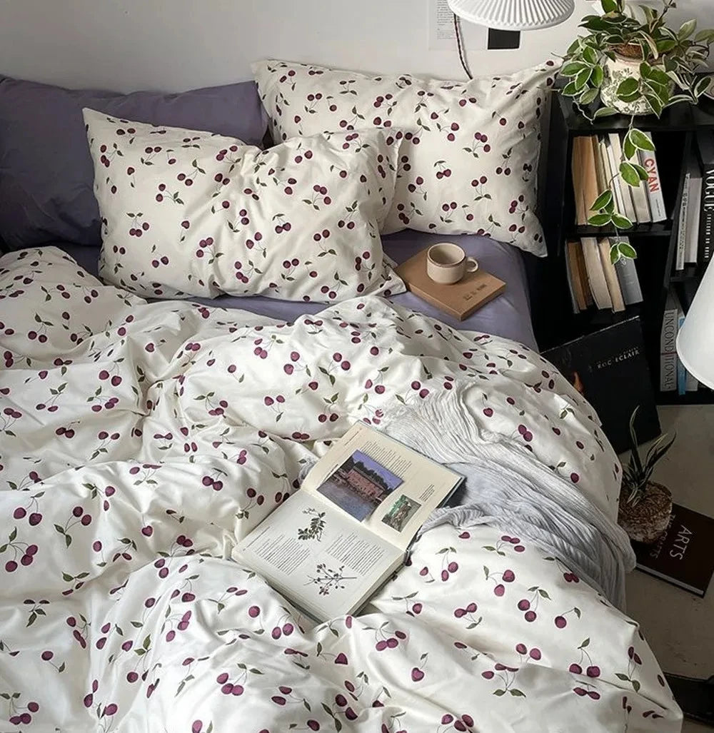 Korean Style Bedding Set for Kids and Adults - 3pcs