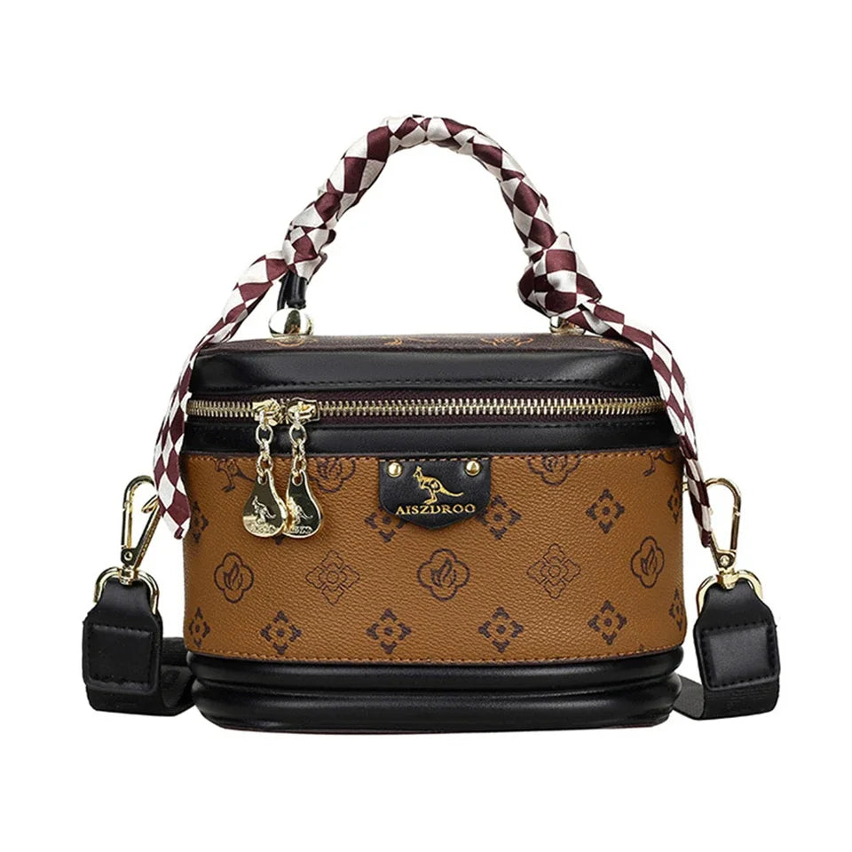 Luxury Designer Zipper Bucket Bag for Women