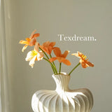 Texdream Black White Porcelain Vase Set Large