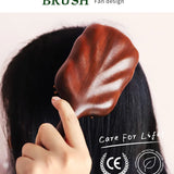 Luxurious Sandalwood Hair Brush for Scalp Massage