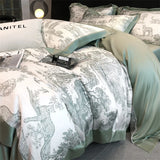 Soft Silky Eucalyptus Fiber Bedding Set - 4 Pcs