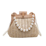 Fashion Weave Straw Shoulder Bag for Women