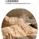 Nordic Sling Cotton Pink Stripes Duvet Cover 150x200