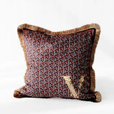 Croker Horse 45x45cm Velvet Leopard Pillow Cover