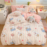 Kuromi Melody Cartoon Duvet Cover Kids Bedding Set