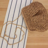 Summer Designer Straw Weaving Crossbody Bag