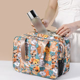 Large Capacity Wet-Dry Separation Cosmetic Bag