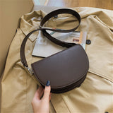 Genuine Retro Saddle Bag High Quality Leather for Women