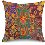 Colorful Bohemian Throw Pillow Cover for Home Decor