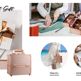 Makeup Case Portable Travel Organizer for Women  Clean Vanilla Store