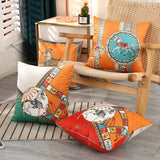Luxury White Horse Velvet Pillow Case 45x45cm