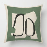 Scandinavian Abstract Style Pillow Cover 18x18 inches