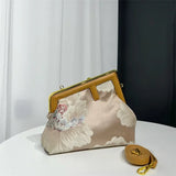 Vintage Embroidery Clutch Bag for Women Fashion