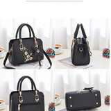Large Capacity Lychee Pattern Crossbody Bag
