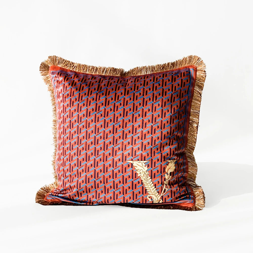 Croker Horse 45x45cm Velvet Leopard Pillow Cover