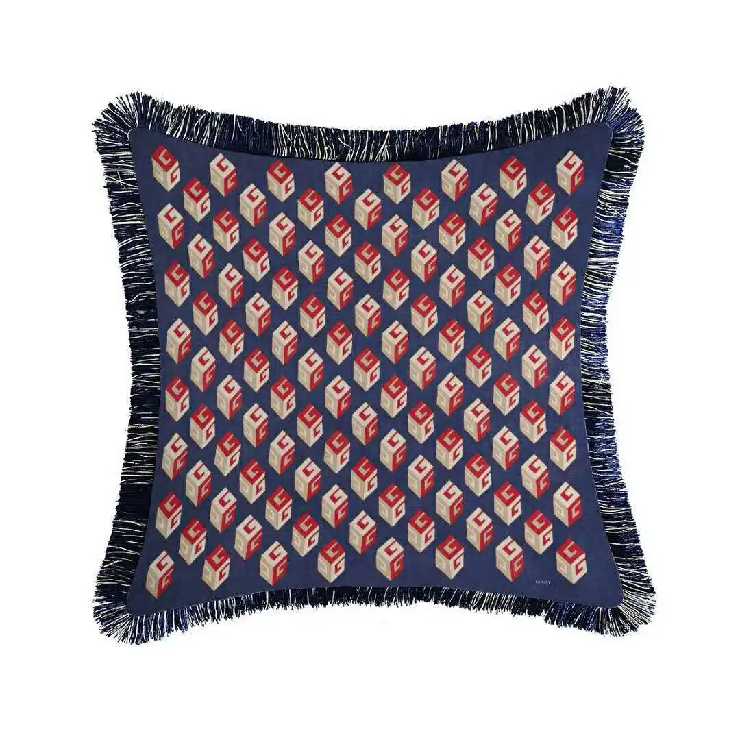 Luxury Tiger Printing Velvet Pillowcase 45x45cm