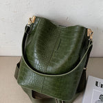 Vintage Crocodile Pattern Crossbody Bag for Women  Clean Vanilla Store