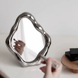 Irregular Vintage French Makeup Mirror - Desktop Ornaments