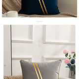Solid Color Velvet Pillowcase for Home Decor 2-Pack