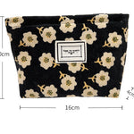 New Small Women's Cosmetic Bag with Floral Design  Clean Vanilla Store