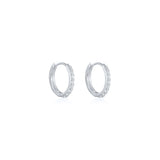 CANNER Double Circle 925 Silver Hoop Earrings