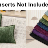 Olanly Chenille Cushion Cover Soft Velvet 50x50cm