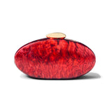 Luxury Ivory Pearl Egg Shape Clutch Bag for Parties