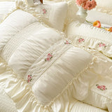 Korean Princess Lace Ruffles Bedding Set 3/4Pcs