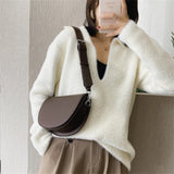 Genuine Retro Saddle Bag High Quality Leather for Women