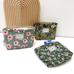 New Small Women's Cosmetic Bag with Floral Design  Clean Vanilla Store