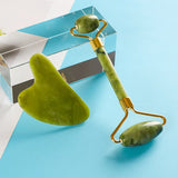 2pcs Jade Gua Sha Massagers for Face & Body