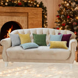 Olanly Chenille Cushion Cover Soft Velvet 50x50cm