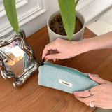 Retro Corduroy Cosmetic Storage Bag for Women